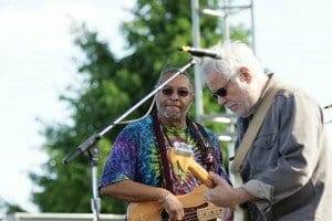 George Porter Jr. and Brian Stolz of the Funky Meters