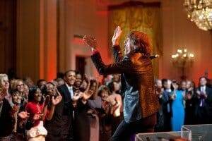 President-Obama-first-lady-watched-from-front-row-Mick