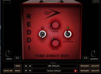 REDDI-Bass-DI-plugin-by-Kush-Audio-Review-in-CuBase