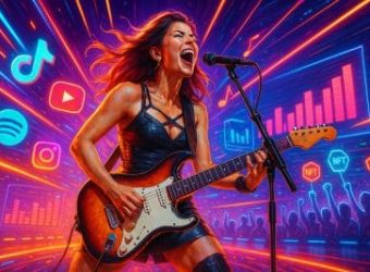 Neon Rockstar in a Digital Future copy
