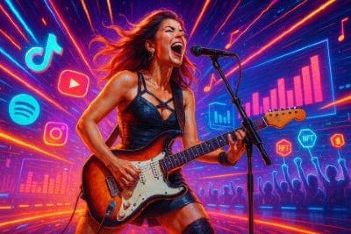 Neon Rockstar in a Digital Future copy