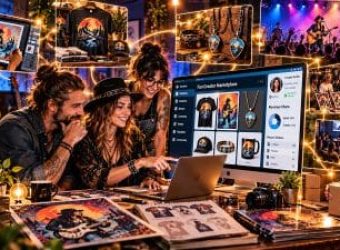Indie Music Creator Marketplace Hub Banner